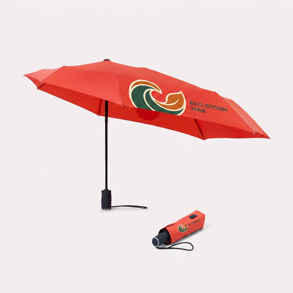 Parapluie Tempête Pliable Écologique Stormaxi Ouverture Et Fermeture Automatiques Coupe Vent 90 Cm