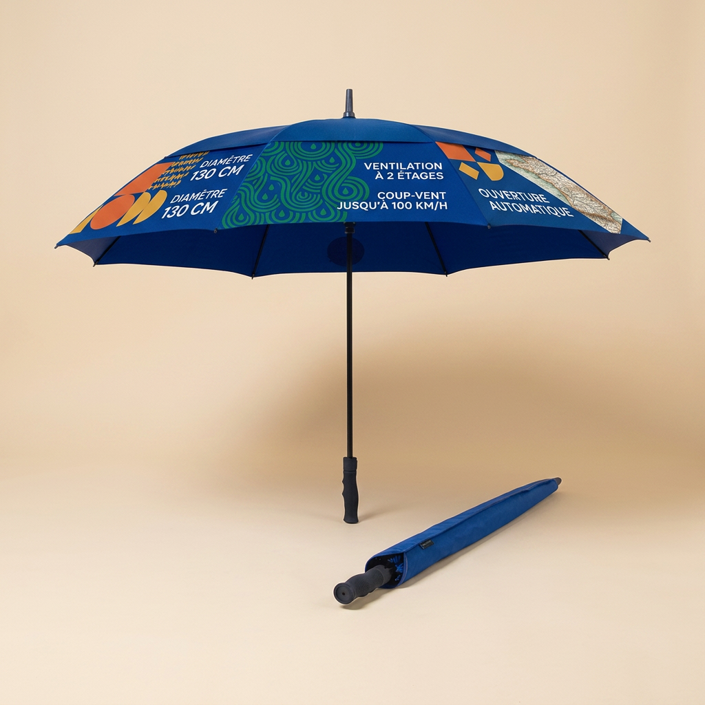 Parapluie Tempête Falcone Automatique Coupe Vent 130 Cm