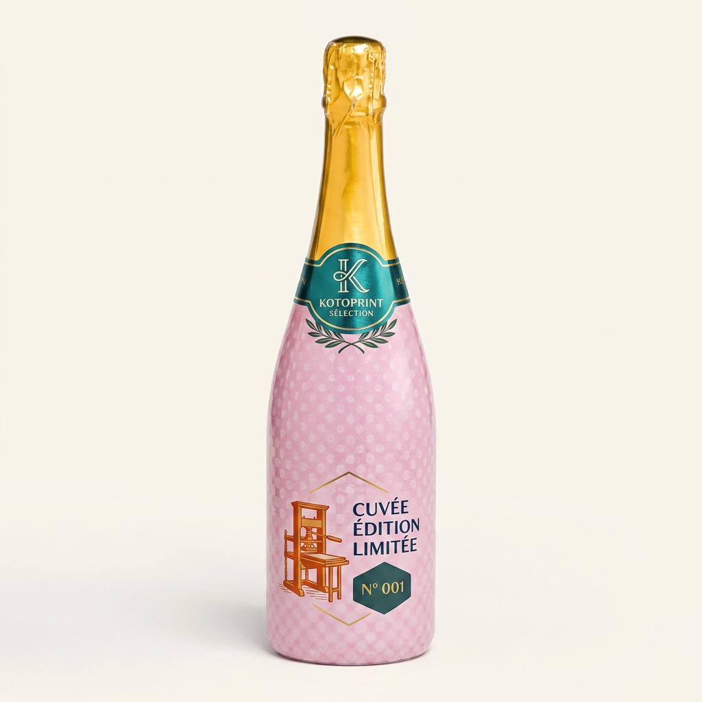 Bouteille Cava Ou Champagne Personnalisée