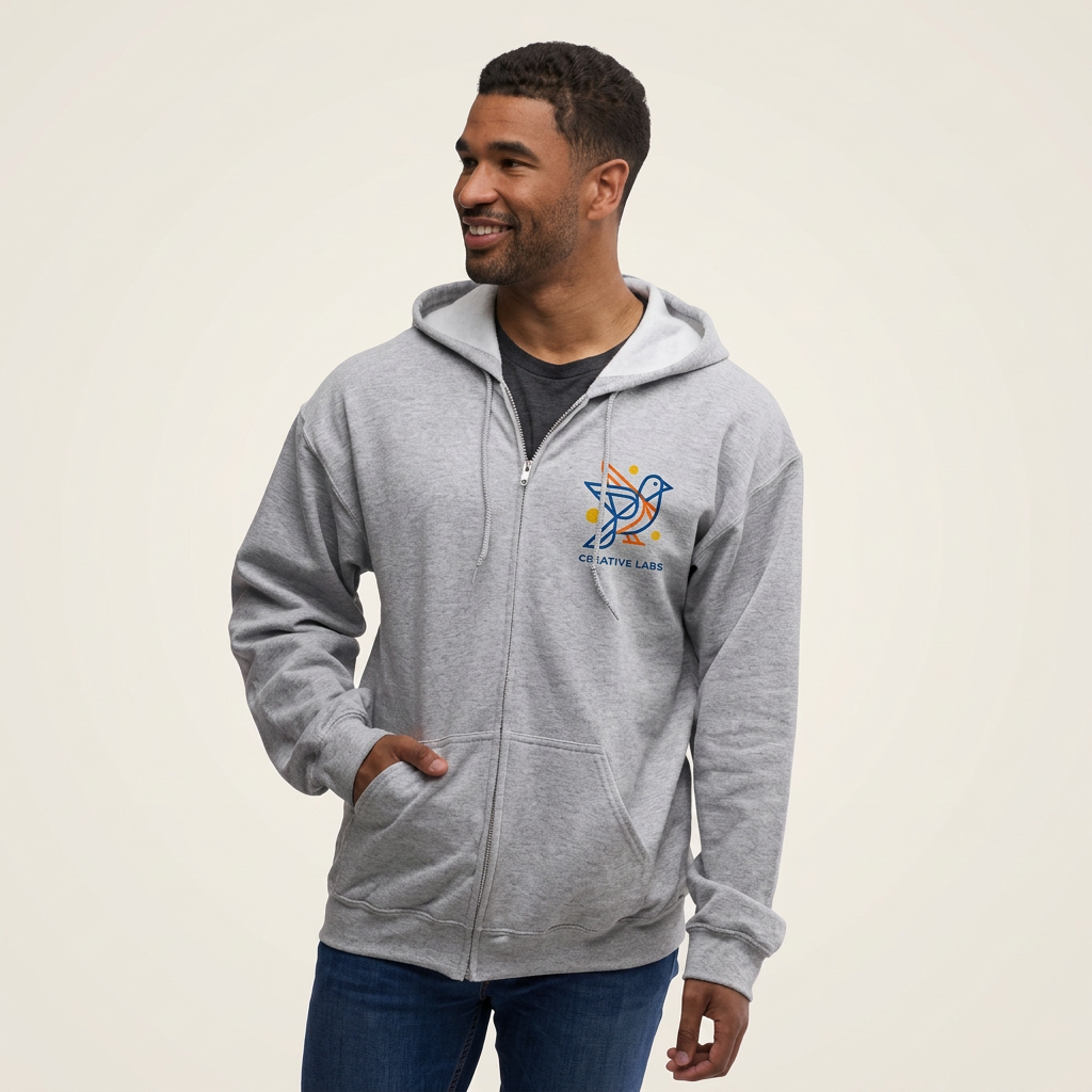 Hoodie Gildan Heavy Blend Zipped
