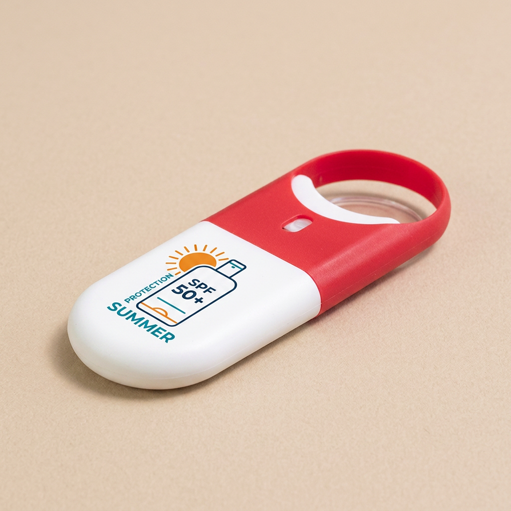 Porte Clés Avec Crème Solaire