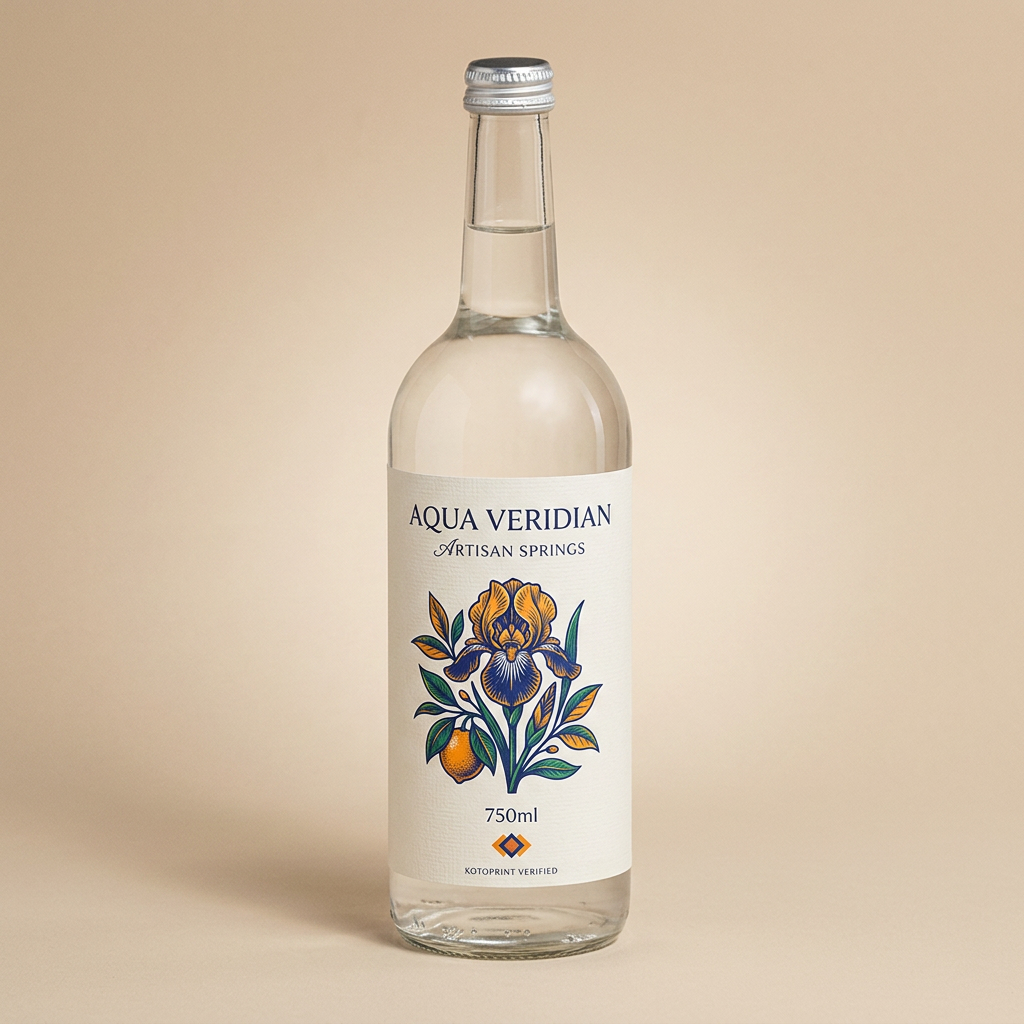 Bouteille D'eau En Verre 750 Ml