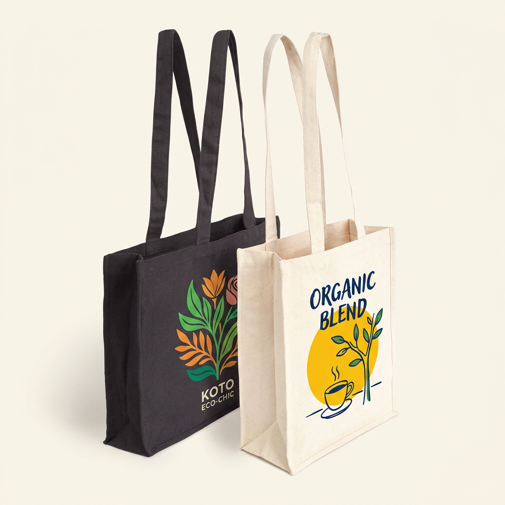 Sac Shopping En Toile Canvas
