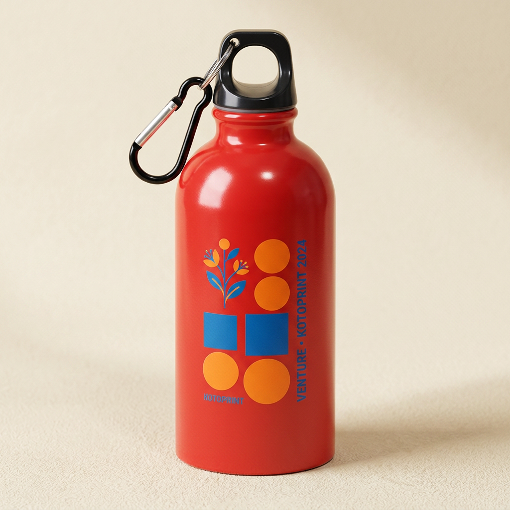 Gourdes En Aluminium Avec Mousqueton 400Ml