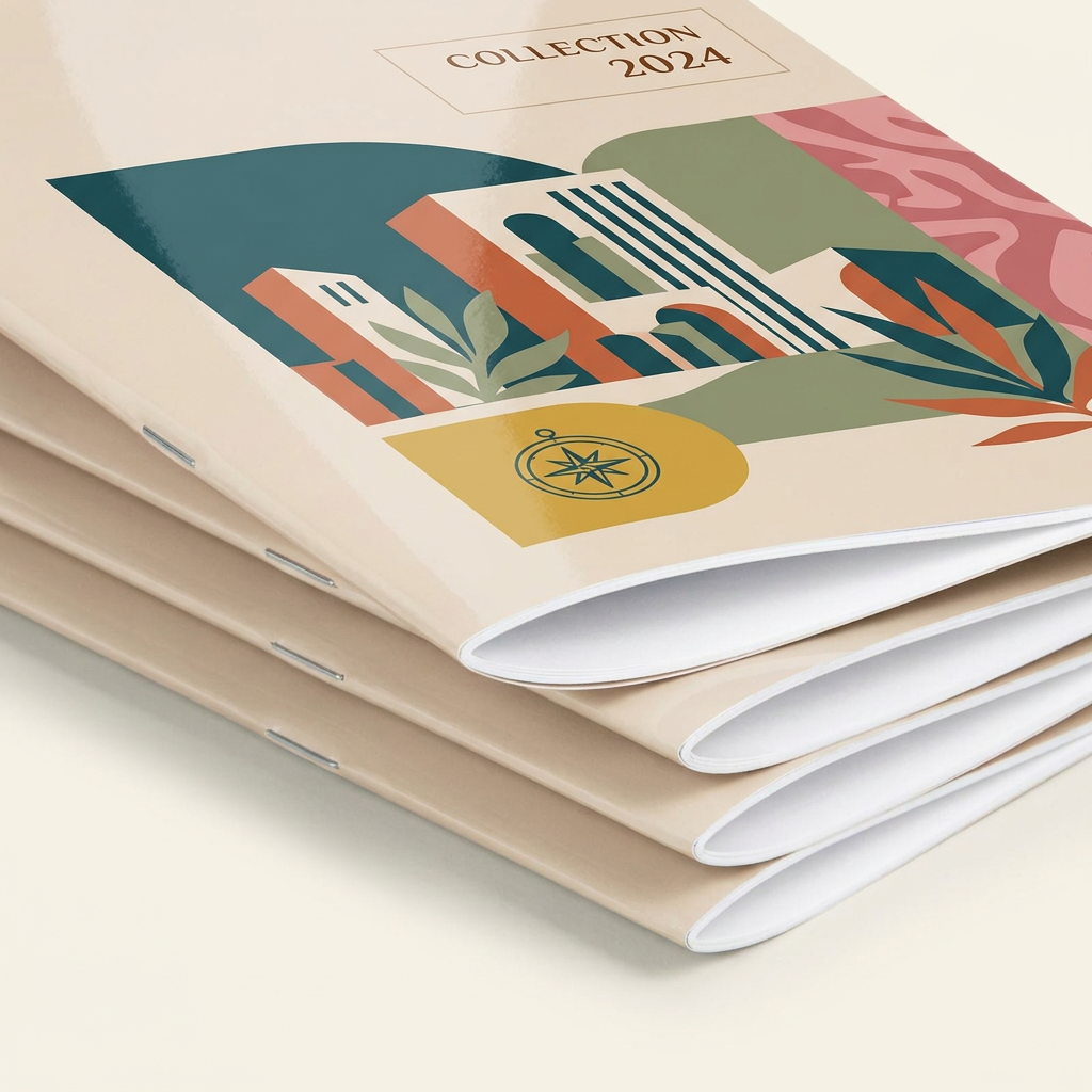 Brochure Pelliculée (Agrafée)
