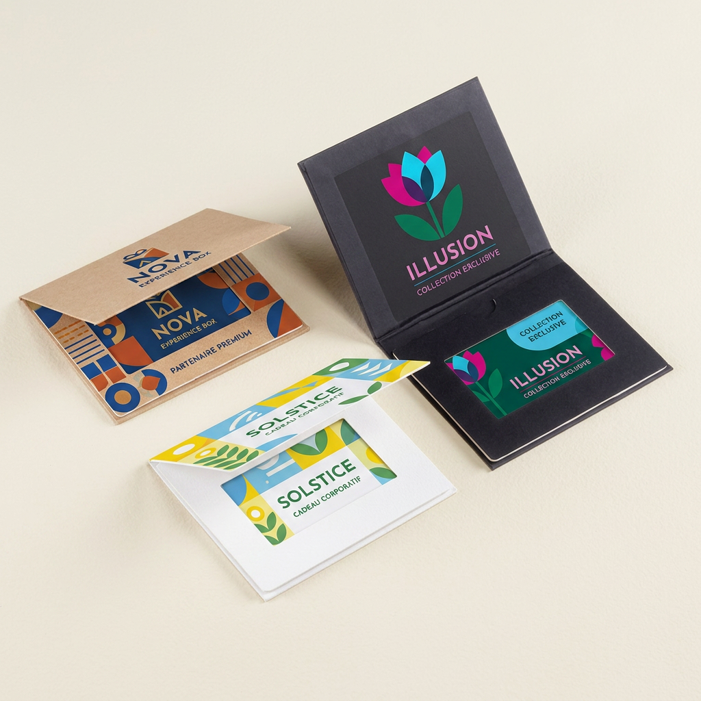 Boîtes pour carte-cadeau