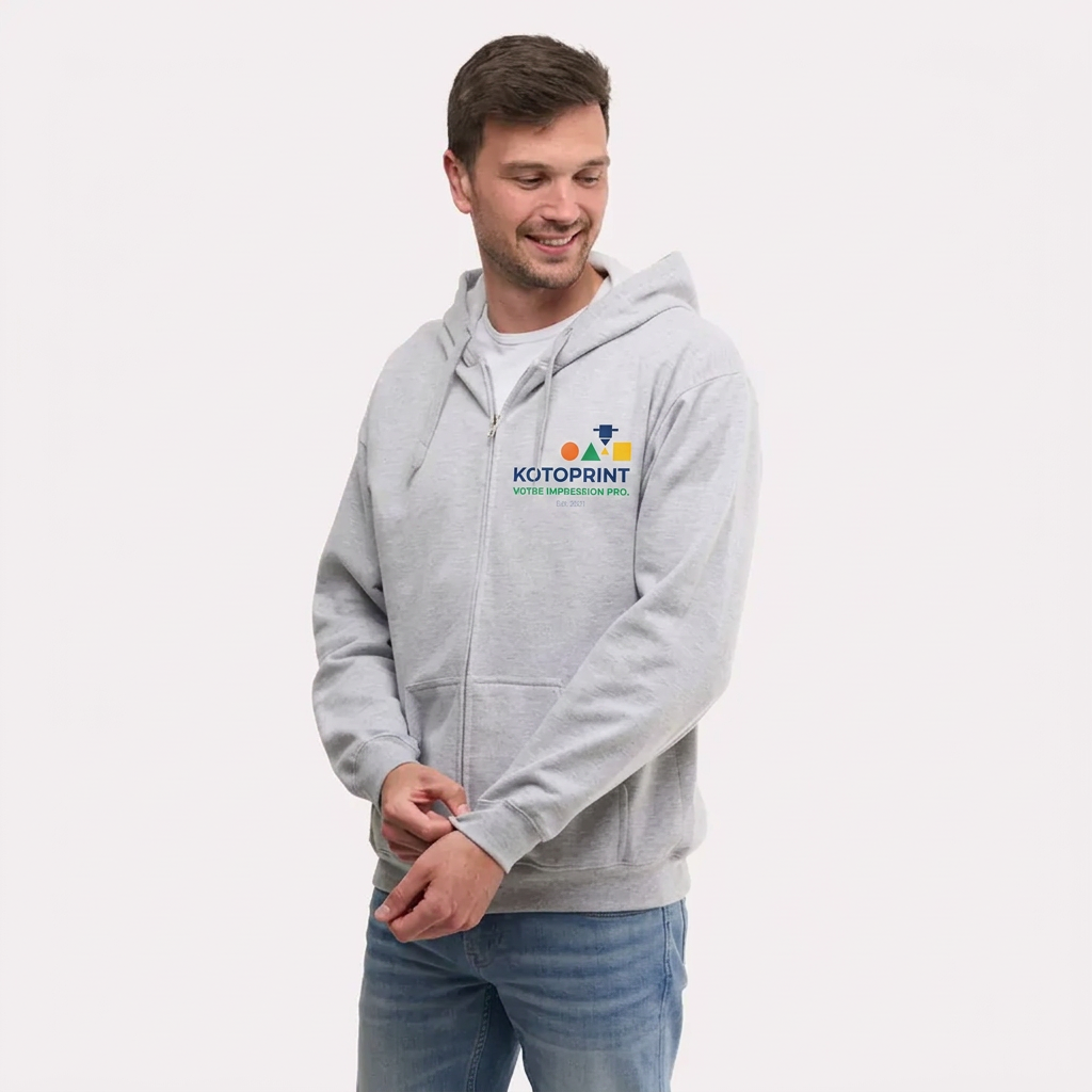 Hoodie Gildan Softstyle Zipped