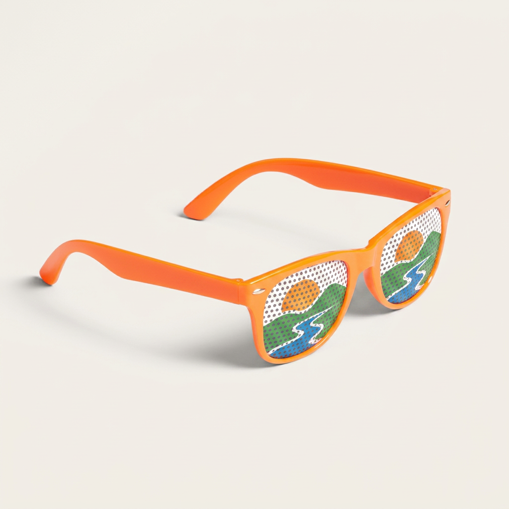 Lunettes De Soleil Avec Drapeau