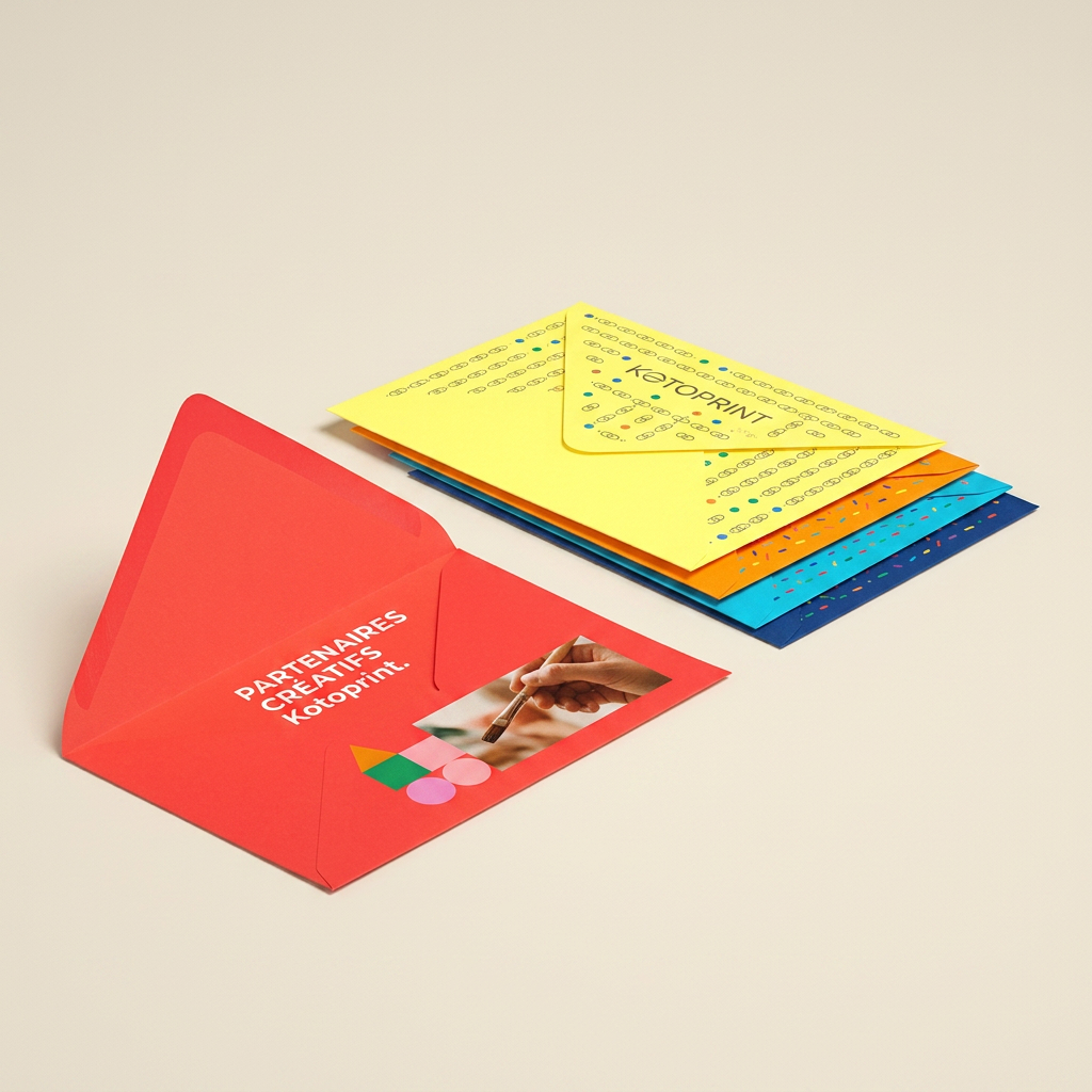 Enveloppes de couleur