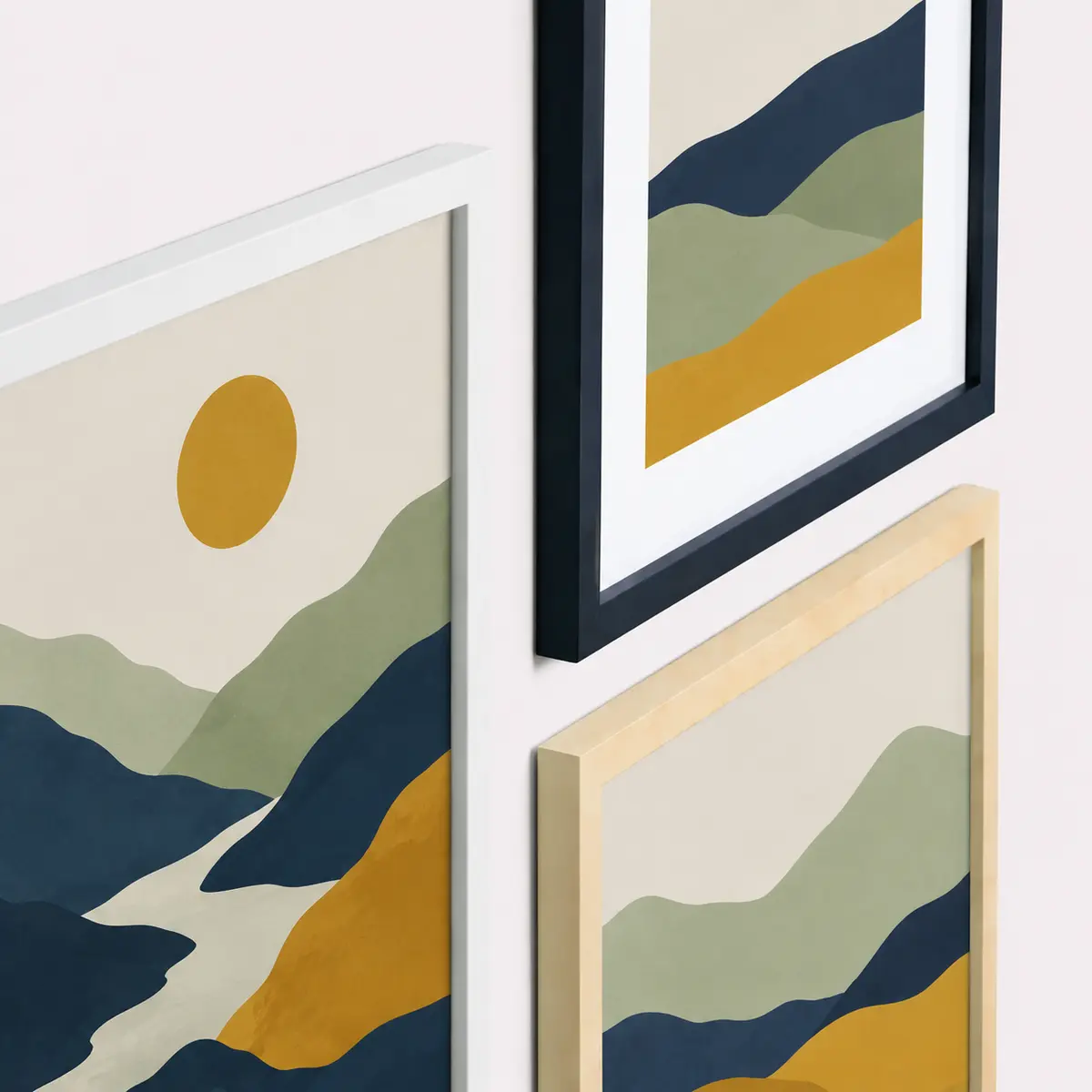 Framed affiche