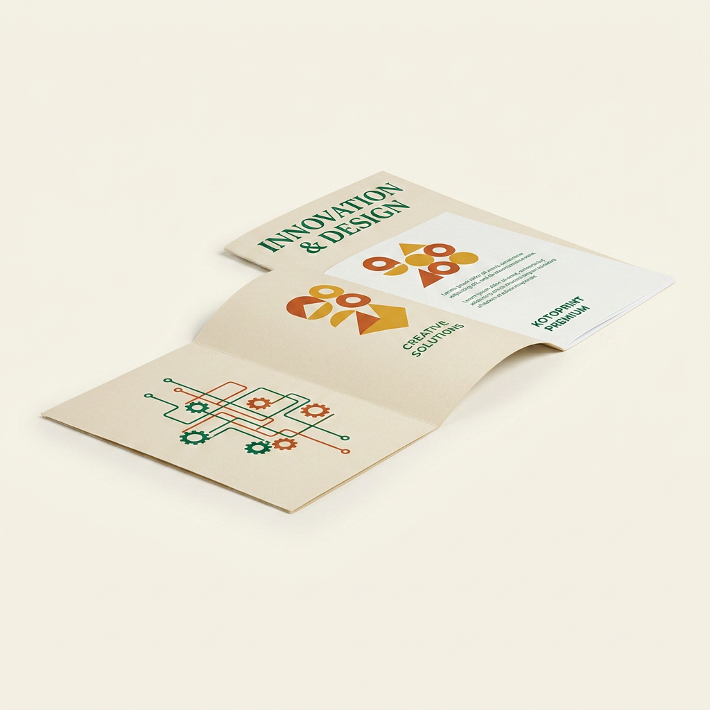Stapled Booklets With Fold Out