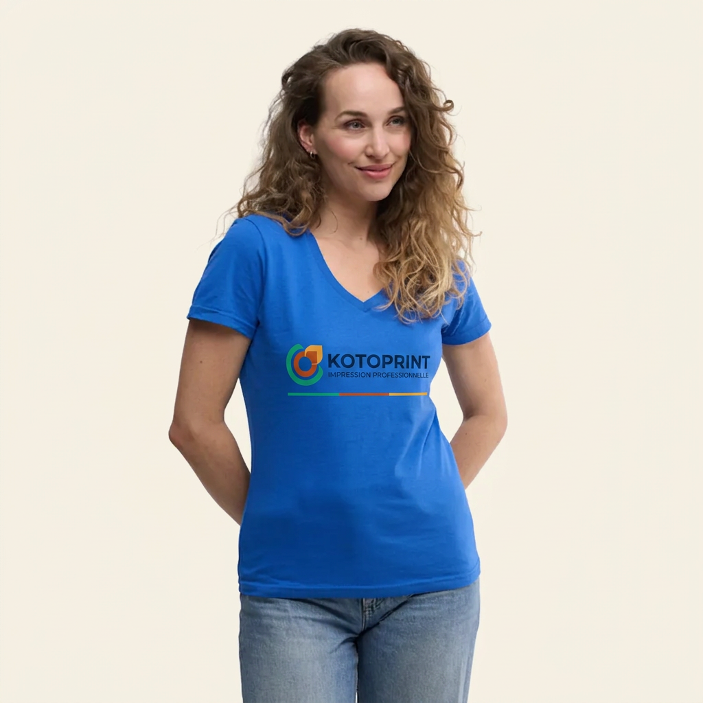 T Shirt Gildan Softstyle V Neck