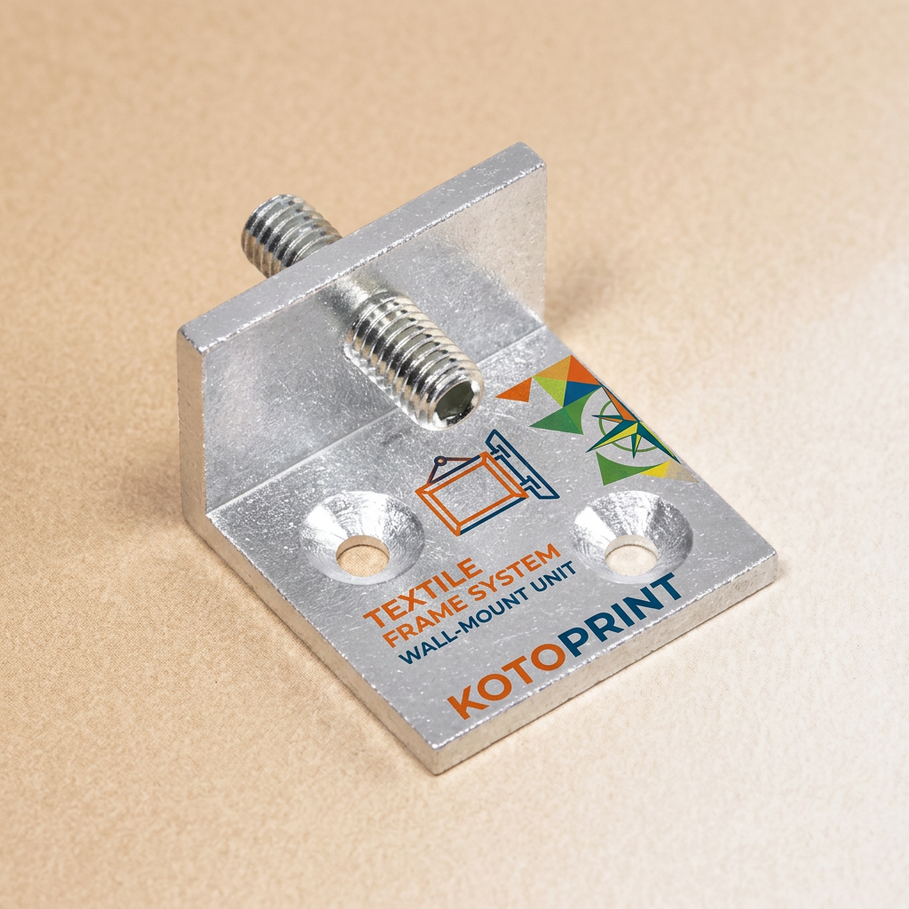 Wall mount cadre textile