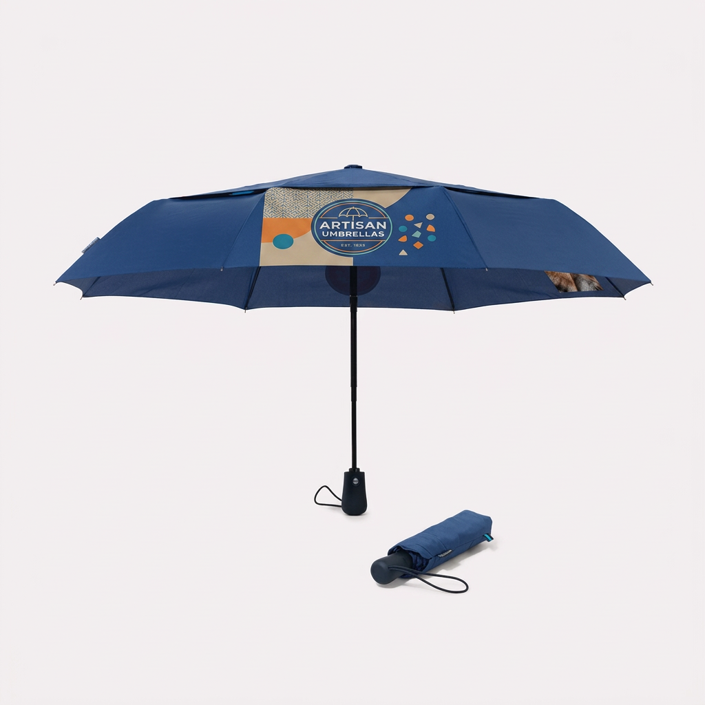 Parapluie Pliant Écologique Minimax Ouverture Et Fermeture Automatiques Coupe Vent 100 Cm
