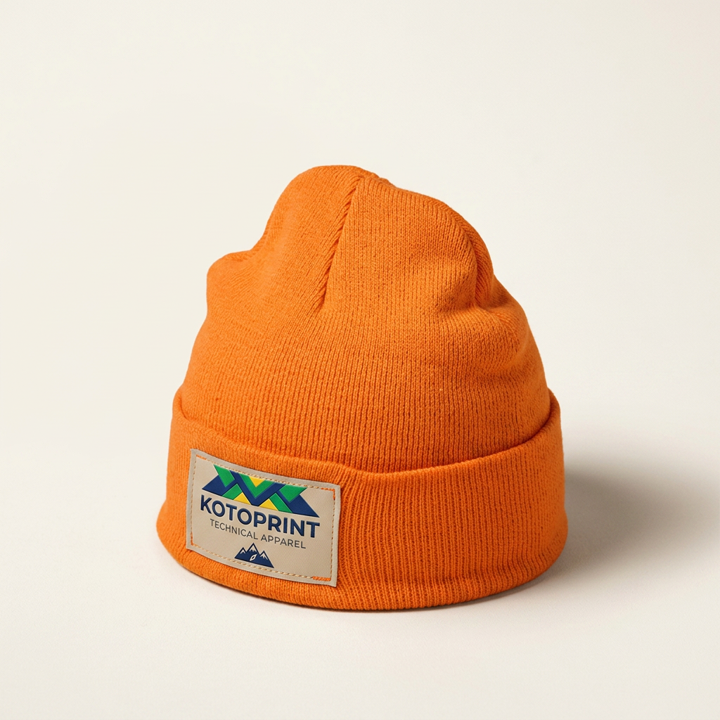 Bonnet Tricoté Avec Étiquette