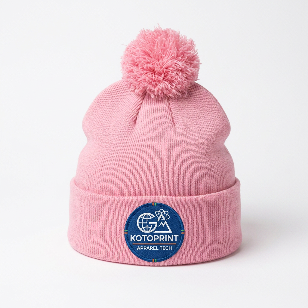 Bonnets Tricotés Pompon Original