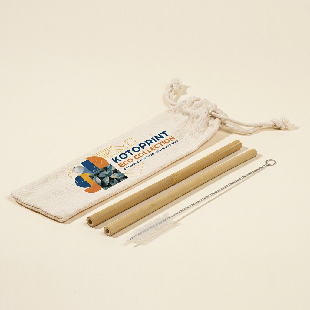 Paille Réutilisable En Bambou