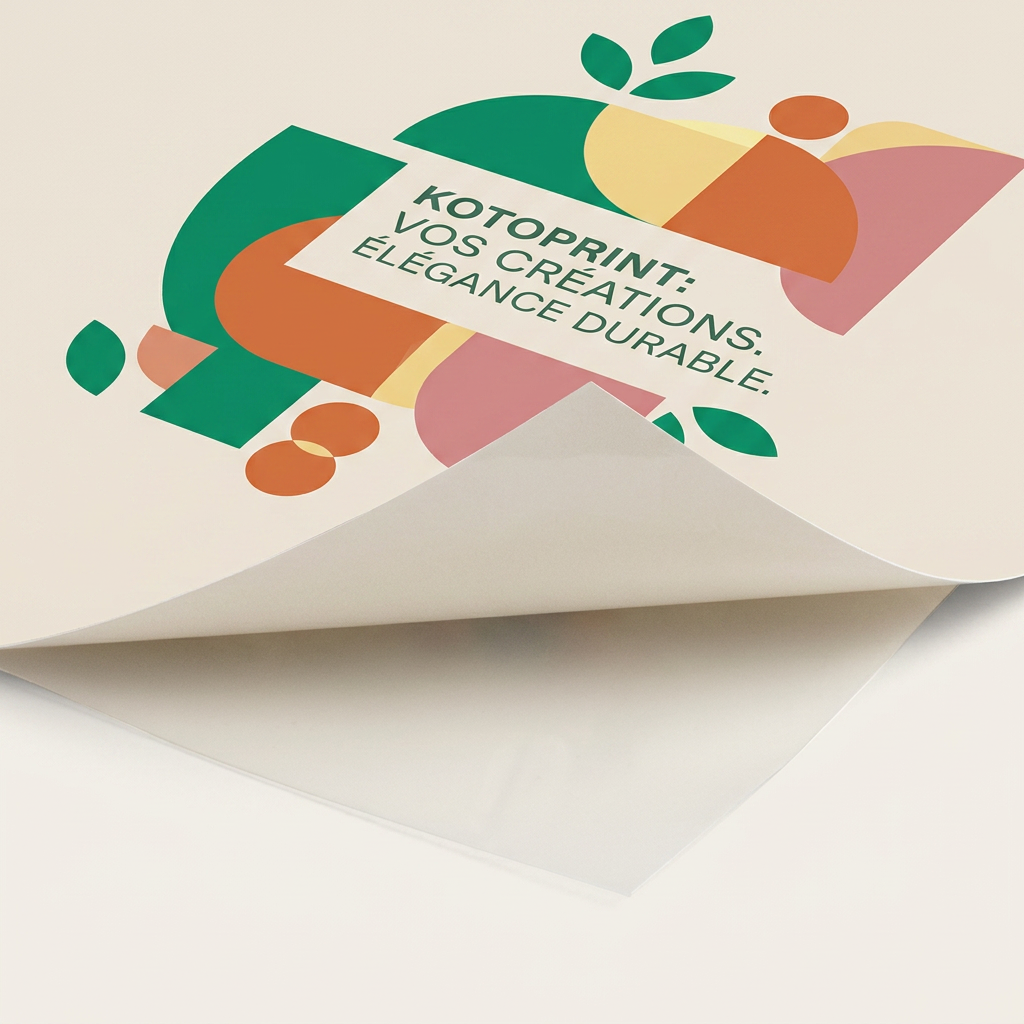 Double sided window sticker